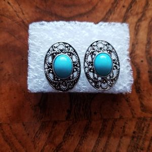 Silver & turquoise earrings